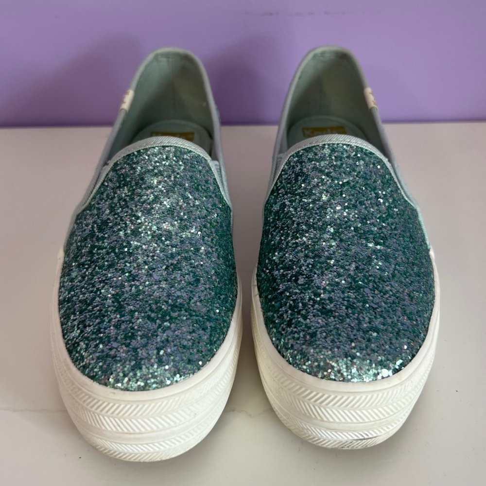 Kate Spade Glitter Triple Decker Keds Women's Size 6.5